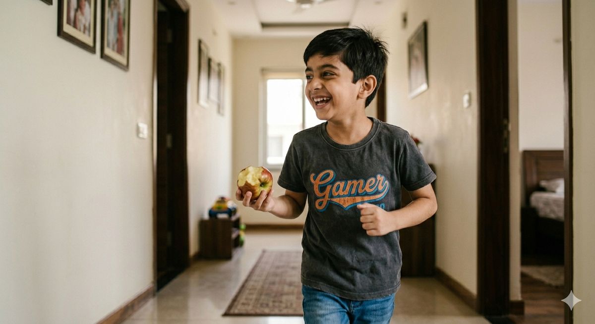 Aarav running